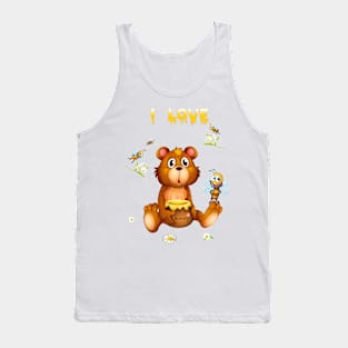 I love honey Tank Top